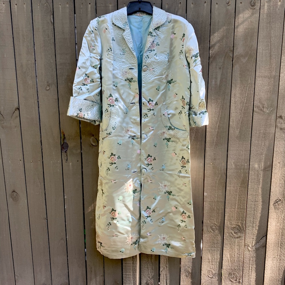 Vintage Silk Robe/Dressing Gown